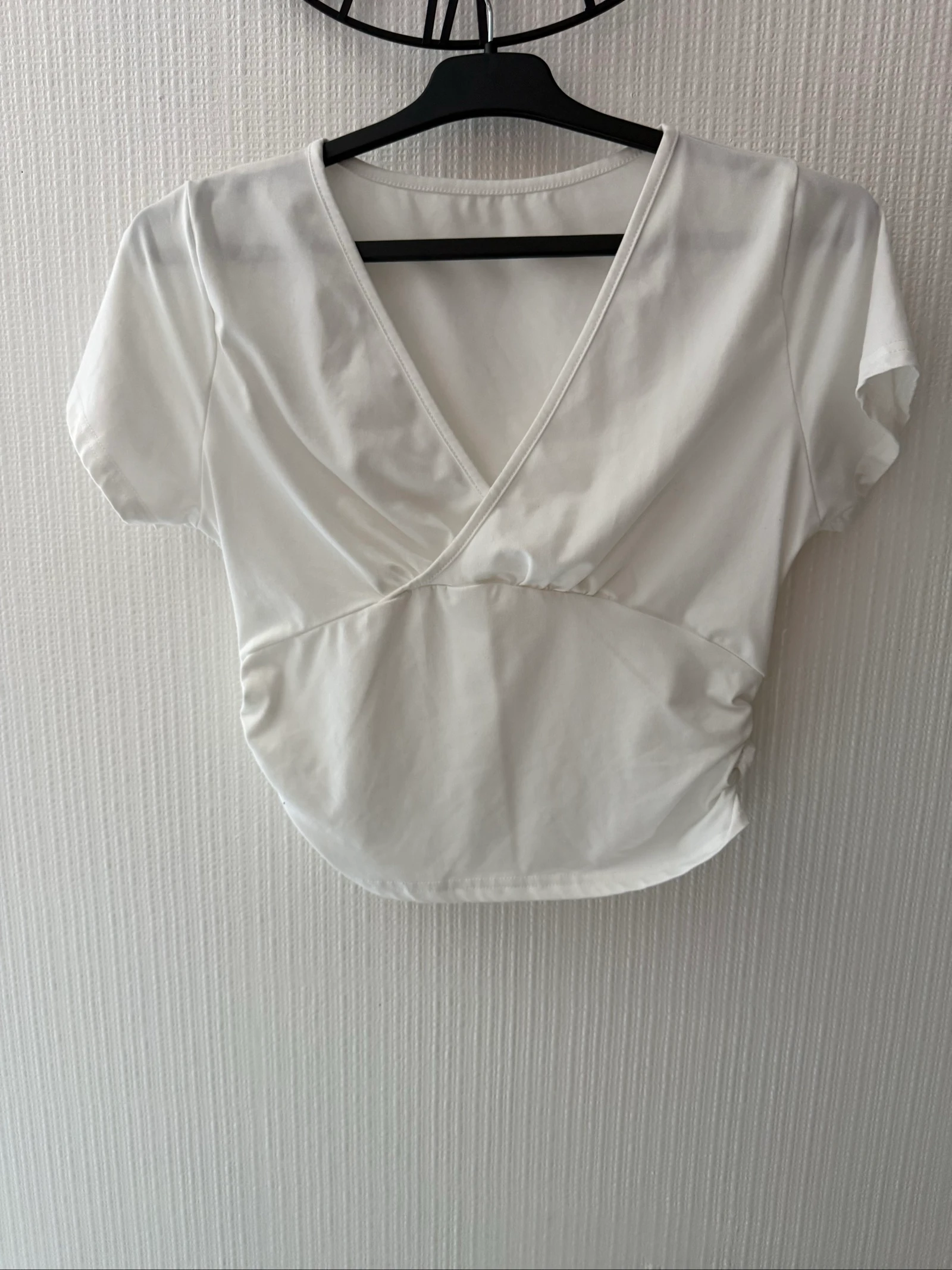 Witte overlaytrui – Maat L – Zeer goede staat – photo 2